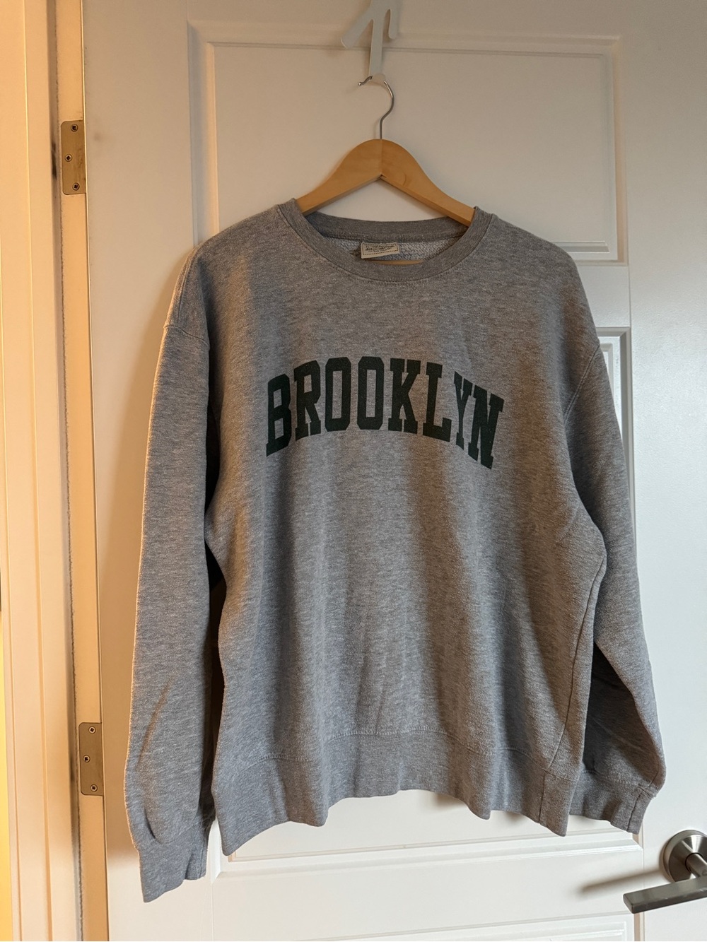 Brooklyn Gray Crewneck Sweatshirt -